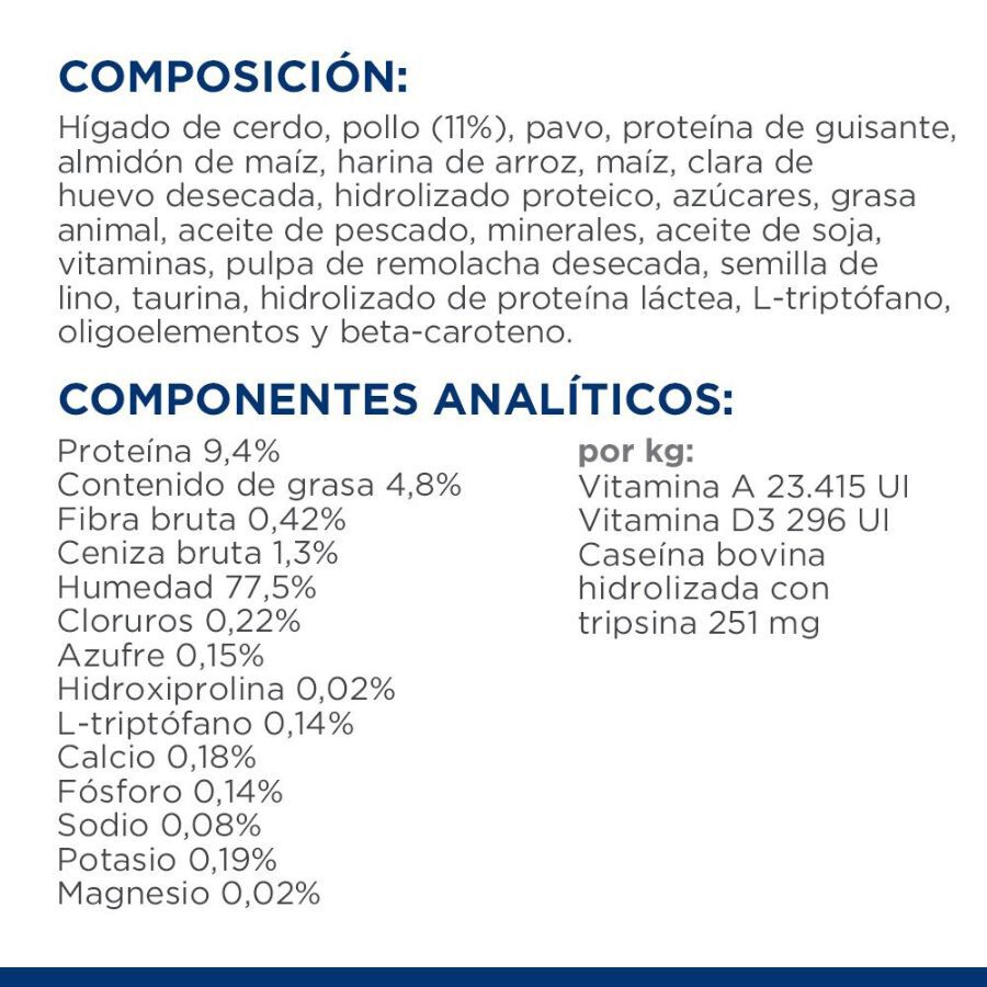 85 g Hill's Prescription Diet c/d Multicare Stress Mousse de pollo lata para gatos, , large Imagen numero 6